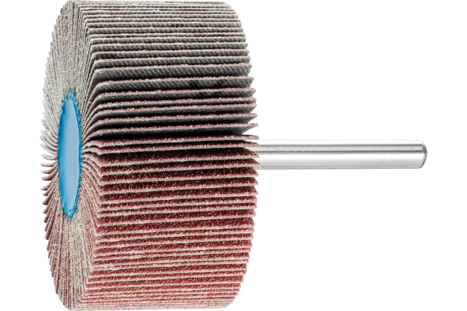 Picture of Pferd Mounted Flap Wheel, 2-1/2" X 1, 80 Grit, 1/4" Shank, Aluminum Oxide